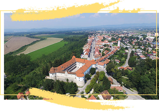 Il castello di Brežice - facciata