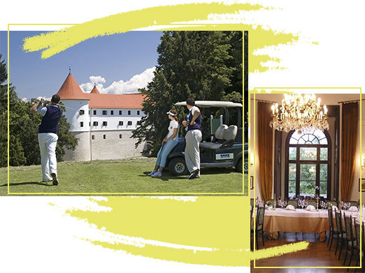 Il castello di Mokrice - sala da pranzo