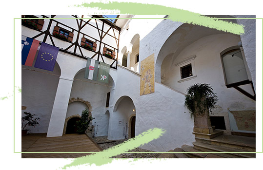 Il castello di Podsreda - dal lato